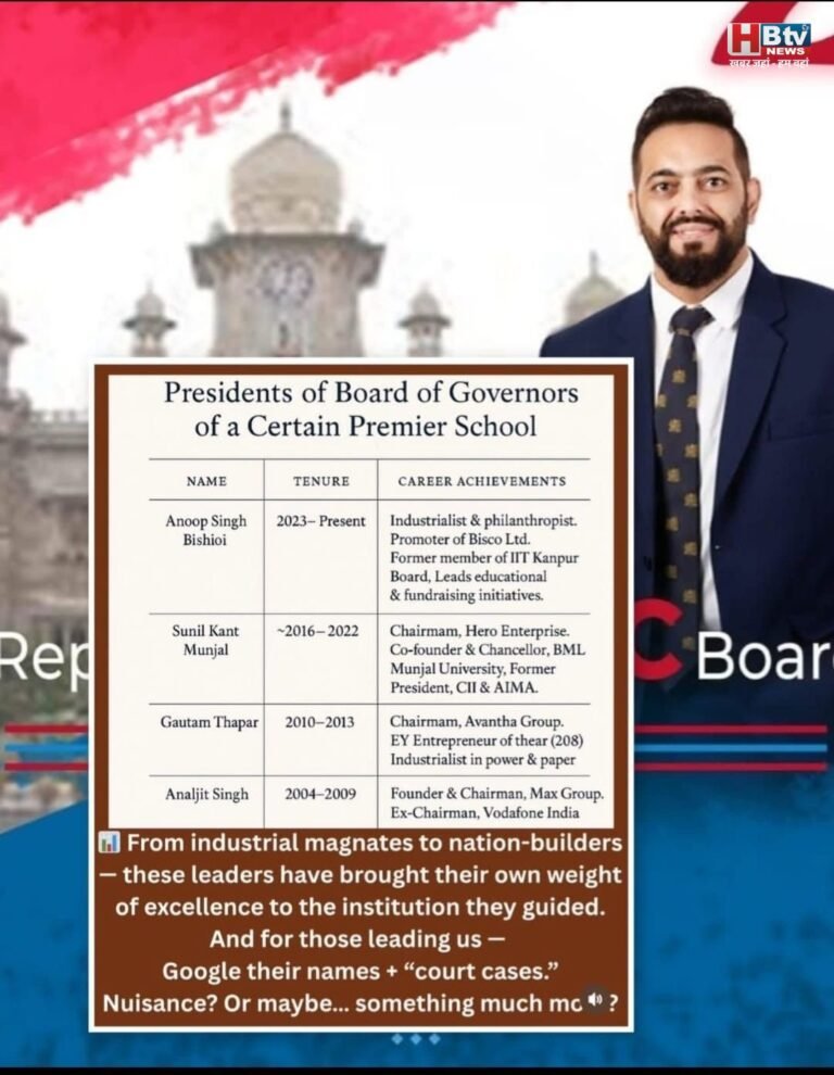 वॉइस ऑफ डीसी में डेली कॉलेज के ‘वर्तमान नेतृत्व’ पर उठे सवाल, पुराने नेतृत्वकर्ताओं के चार्ट के साथ लिखा- वे ‘साम्राज्य’ नहीं, ‘संस्थान’ बनाते थे