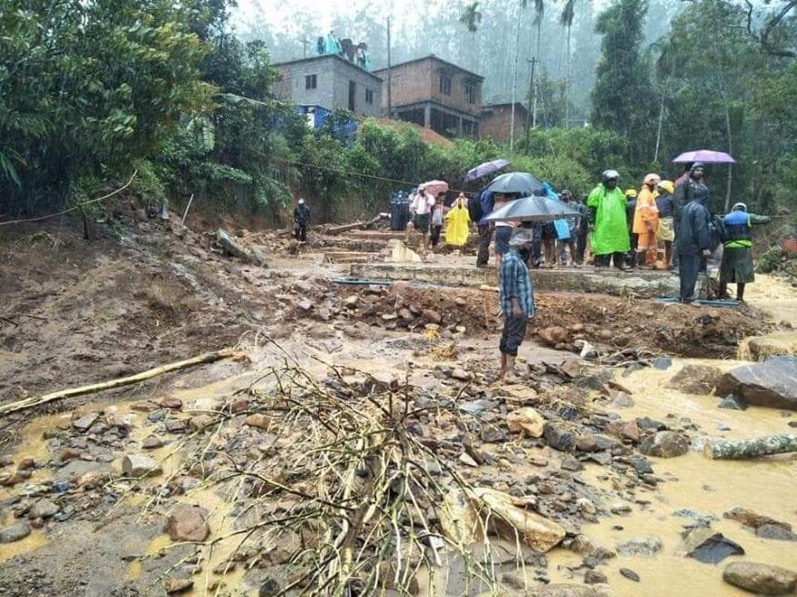 केरल बारिश: इडुक्की में भारी बारिश से बाढ़ और भूस्खलन