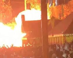 केरल: मंदिर में उत्सव के दौरान आतिशबाजी के दौरान हुई दुर्घटना में 150 से अधिक  लोग