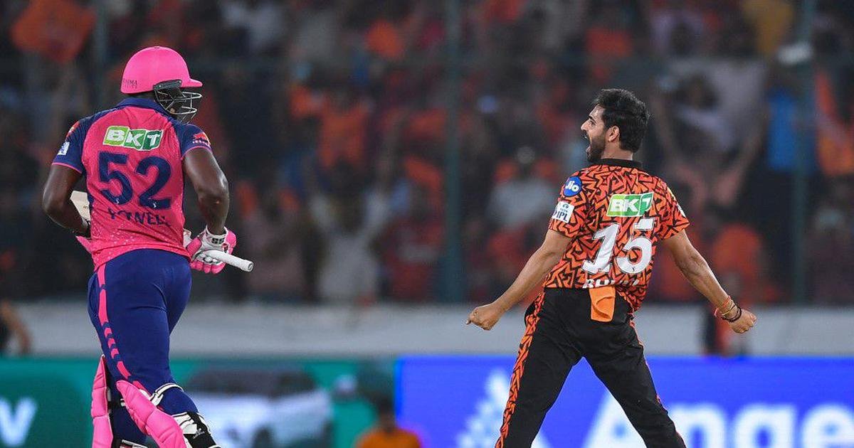 आईपीएल 2024: हैदराबाद ने आखिरी गेंद के रोमांचक मुकाबले में राजस्थान को  हराने के लिए डेथ बॉलिंग मास्टरक्लास पेश किया