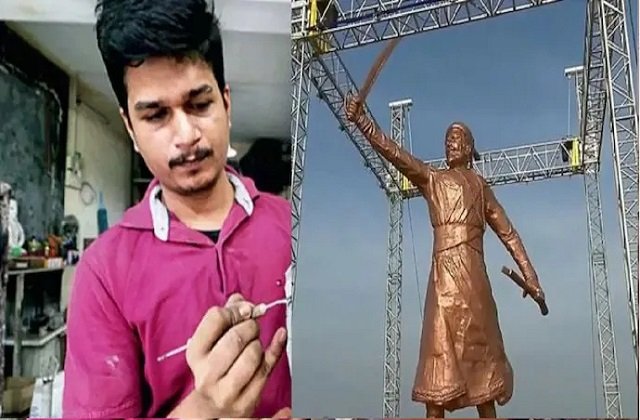 शिवाजी की मूर्ति गिरने का मामलाः पुलिस ने मूर्तिकार जयदीप आप्टे को किया  गिरफ्तार - sculptor jaideep apte arrested in shivaji s statue vandalism  case-mobile