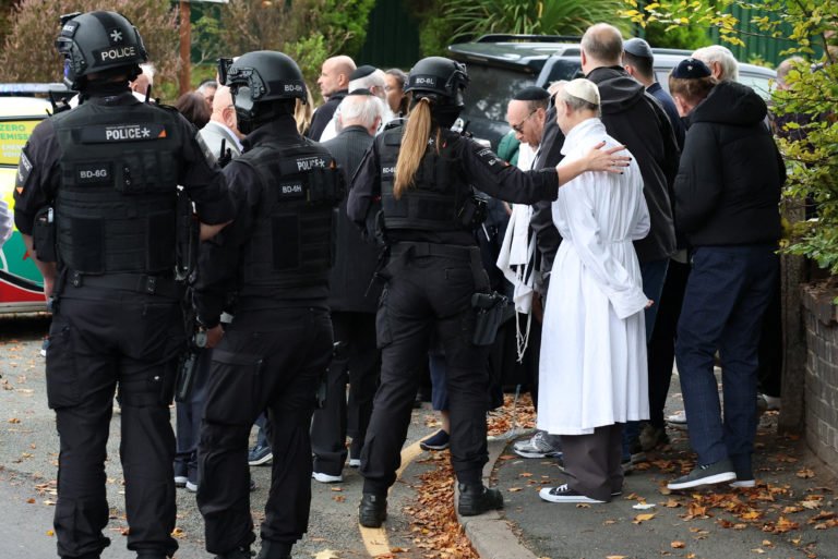 British leader says 'vile' synagogue assailant 'attacked Jews because they  are Jews' | PBS News