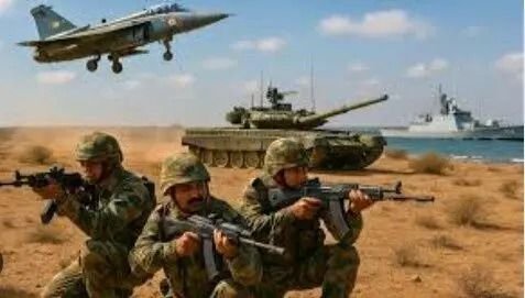 पाकिस्तान सीमा के पास भारत का अब तक का सबसे बड़ा संयुक्त युद्धाभ्यास ‘त्रिशूल’ शुरू