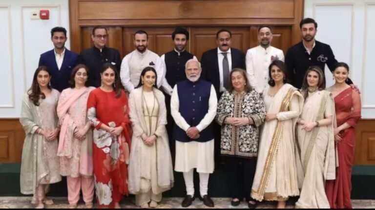 प्रधानमंत्री नरेंद्र मोदी से मिला कपूर परिवार, राज कपूर की बर्थ एनिवर्सरी के कार्यक्रम का दिया आमंत्रण