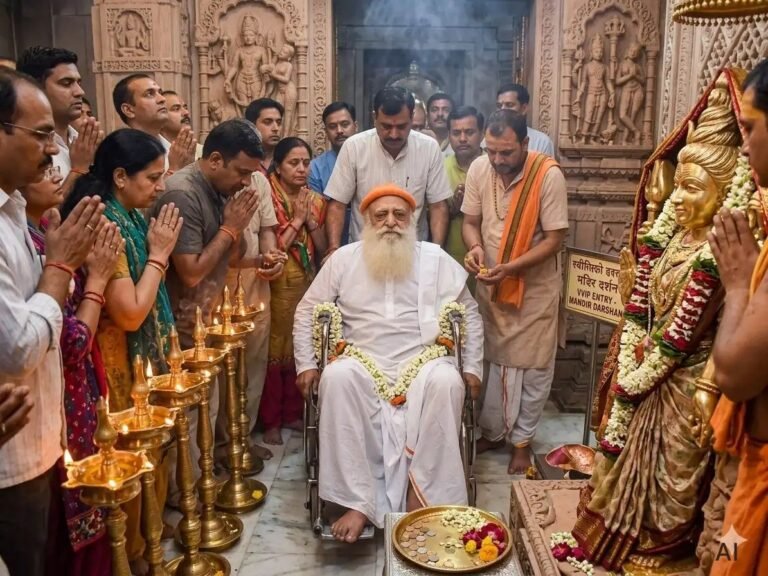जमानत के नाम पर कोर्ट को झांसा दे रहा है आसाराम, बनारस और अयोध्या में वीआईपी दर्शन से उठ रहे सवाल, आखिर किसने दी इसकी परमिशन?