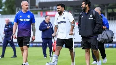 पांचवें टेस्ट से पहले टीम इंडिया को झटका: ऋषभ पंत चोटिल, एन जगदीशन टीम में शामिल