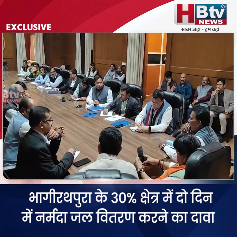 भागीरथपुरा के 30% क्षेत्र में दो दिन में नर्मदा जल वितरण करने का दावा...
