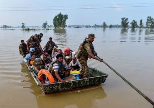 Punjab are affected by floods: पंजाब के सभी 23 जिले बाढ़ की चपेट में: पंजाब को घोषित किया आपका प्रभावित राज्य