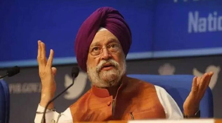 केंद्रीय मंत्री हरदीप सिंह पूरी का आरोप-कांग्रेसी सिर्फ फोटो खिंचाने पहुंचते हैं, अस्थि विसर्जन में कोई नहीं आया