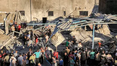 Israel airstrike: गाजा के स्कूल पर इजराइल का हवाई हमला, 16 की मौत, 75 से  अधिक घायल, कई बच्चे मलबे में दबे - Haribhoomi