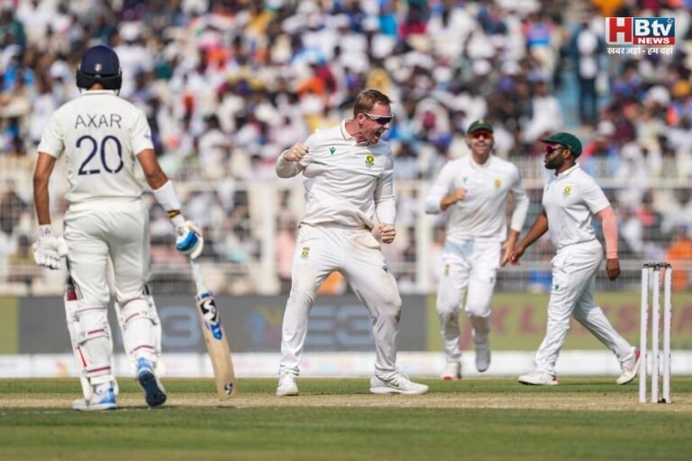 कोलकाता टेस्ट में साउथ अफ्रीका से बुरी तरह हारी टीम इंडिया, 124 रन बनाने थे, 93 रन पर ही ढेर हुए भारतीय खिलाड़ी
