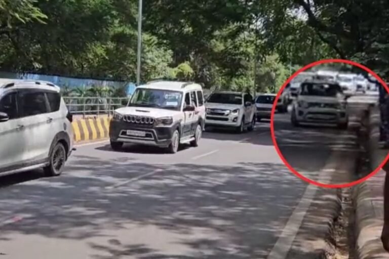 बिहार में केंद्रीय गृह मंत्र अमित शाह की सुरक्षा में बड़ी चूक, पटना एयरपोर्ट के पास काफिले में घुस गई कार