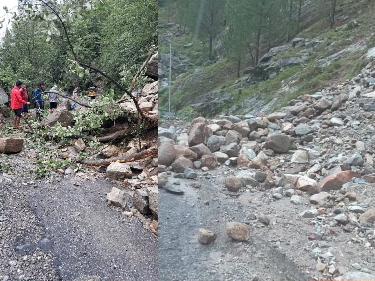 उत्तराखंड में भारी बारिश से तबाही, बद्रीनाथ हाईवे बंद, दरक रहे पहाड़, नदिया उफान  पर.. - नेशनल जगत विजन
