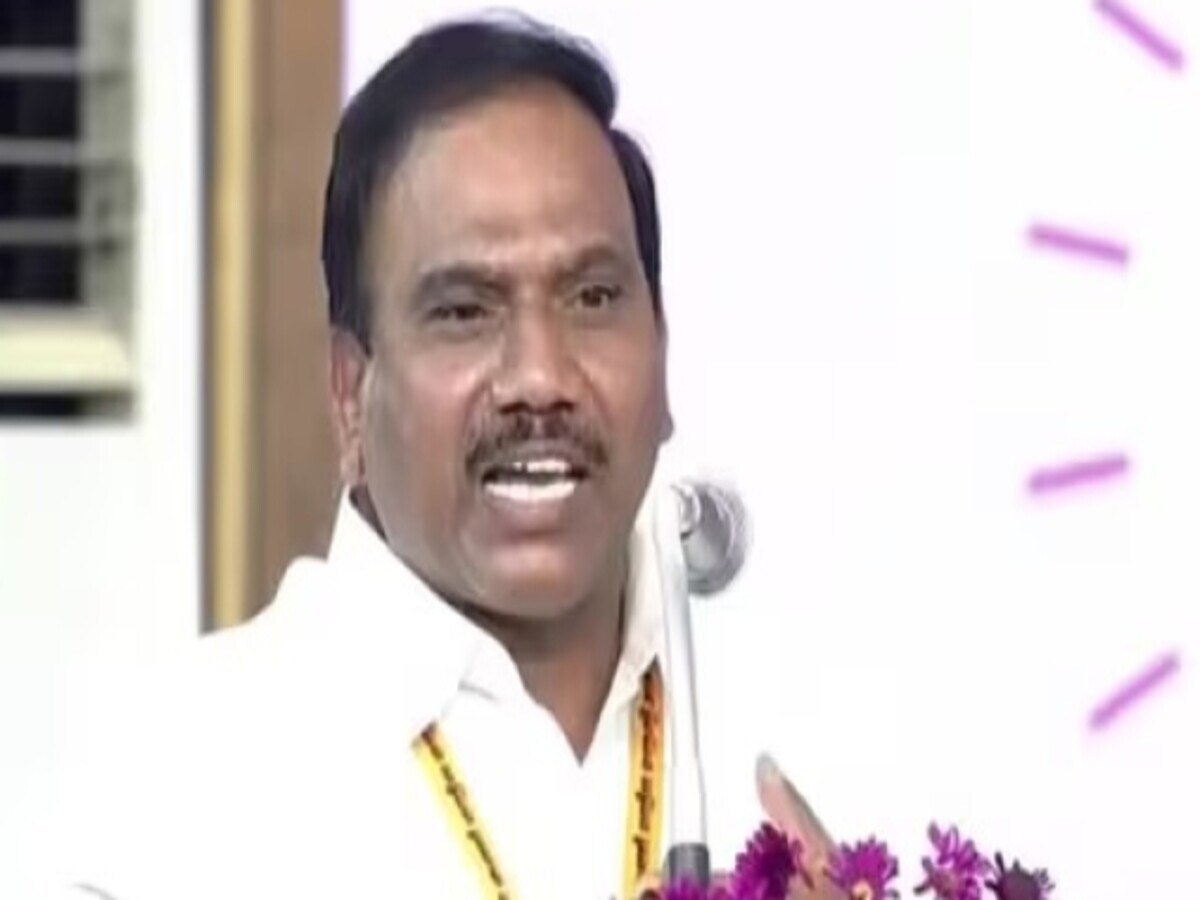DMK MP Jai Shree ram Bharat Mata ki Jai BJP reacts - जय श्रीराम, भारत माता पर उठाया सवाल, ए राजा के बयान पर भड़की भाजपा; इंडिया गठबंधन को भी नहीं बख्शा,