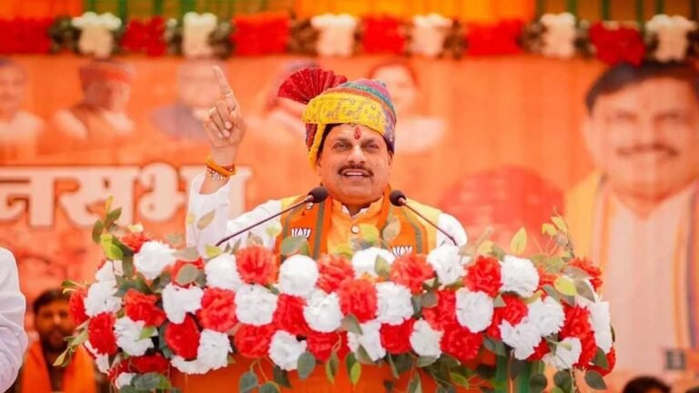 एमपी के सीएम डॉ.मोहन यादव ने दिल्ली में बनाया चुनावी माहौल, केजरीवाल को झूठेलाल बताते हुए साधा निशाना