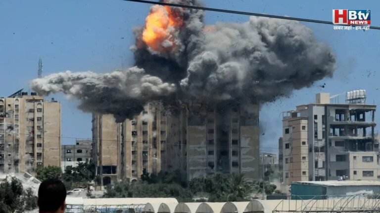 गाजा  में हमलों के बाद तनाव फिर बढ़ा