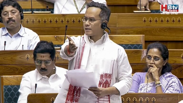 संसद में लोकसभा स्पीकर के खिलाफ अविश्वास प्रस्ताव पर चर्चा में बोले कांग्रेस सांसद गौरव गोगोई- राहुल गांधी का माइक बंद कर दिया जाता है