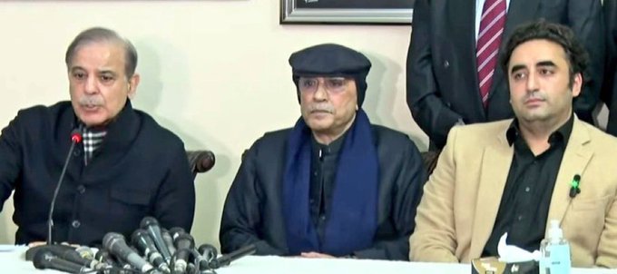 Nawaz Sharif, Bilawal Bhutto's Parties Strike Deal On Pak Coalition Government | पाकिस्तान में नवाज-बिलावल की गठबंधन सरकार होगी: दोनों की पार्टी में सहमति बनी; शाहबाज PM, आसिफ ...