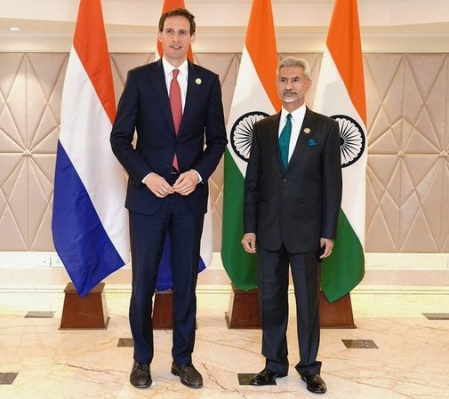 विदेश मंत्री जयशंकर ने नीदरलैंड के विदेश मंत्री के साथ द्विपक्षीय सहयोग पर चर्चा की