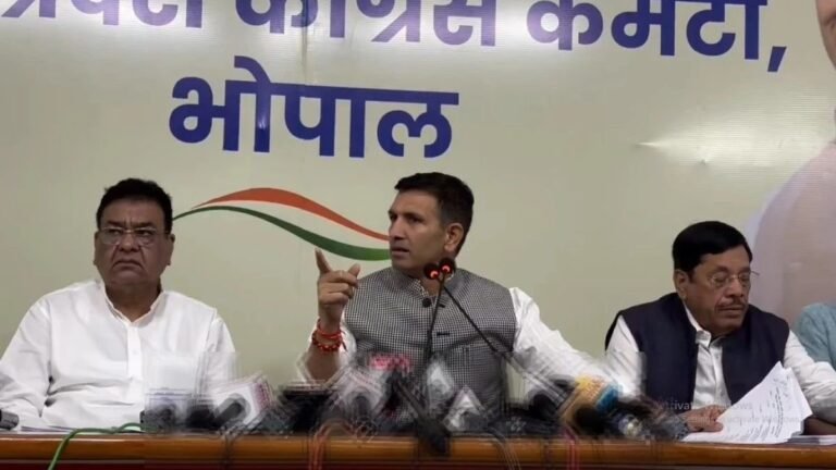 कांग्रेस अध्यक्ष पटवारी ने सरकार पर लगाया उपचुनाव में धांधली का आरोप, कहा-लाड़ली बहना के पतियों को गुडों से पिटवा रही सरकार