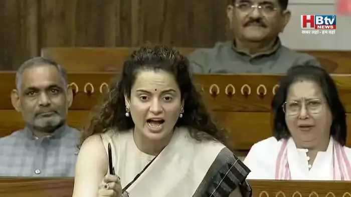 लोकसभा में कांग्रेस पर भड़की कंगना रनौत, नक्सलवाद और कांग्रेस की सरकारों का बताया कनेक्शन