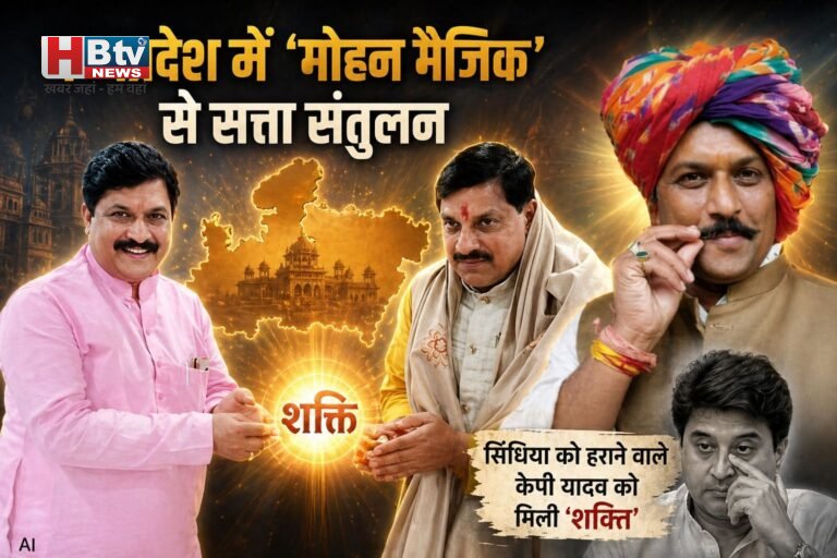 मध्यप्रदेश में ‘मोहन मैजिक’ से सत्ता संतुलन, सिंधिया को हराने वाले केपी यादव को मिली ‘शक्ति’