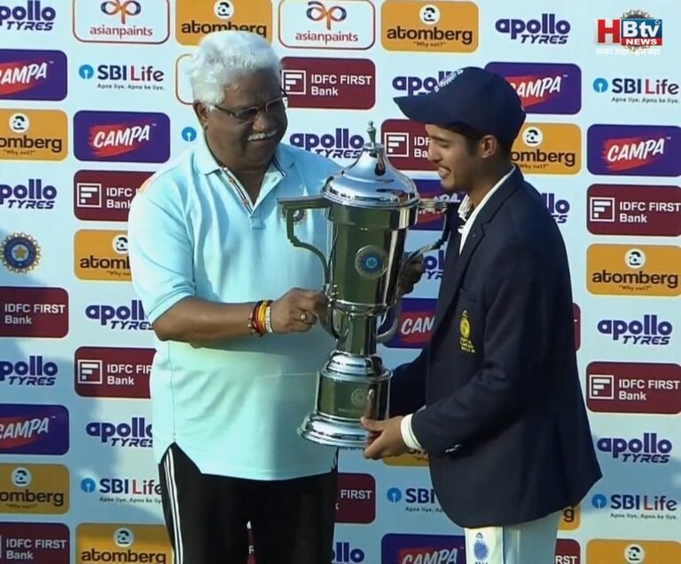 मध्य प्रदेश की अंडर 19 टीम ने पहली बार कूच बिहार ट्रॉफी पर किया कब्जा, गुजरात को 6 विकेट से हराया