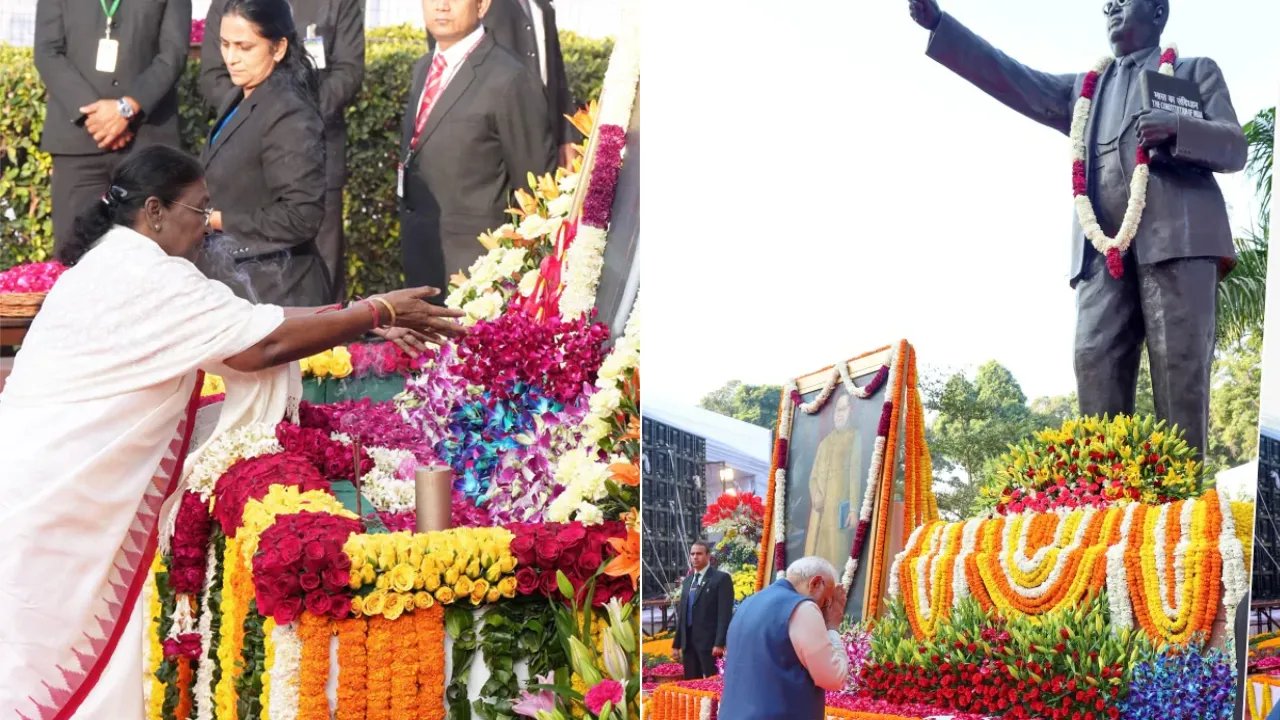 Dr Ambedkar: राष्ट्रपति मुर्मू और पीएम मोदी समेत देश के तामाम नेताओं ने  बाबासाहेब आंबेडकर की अर्पित की श्रद्धांजलि - Amrit Vichar