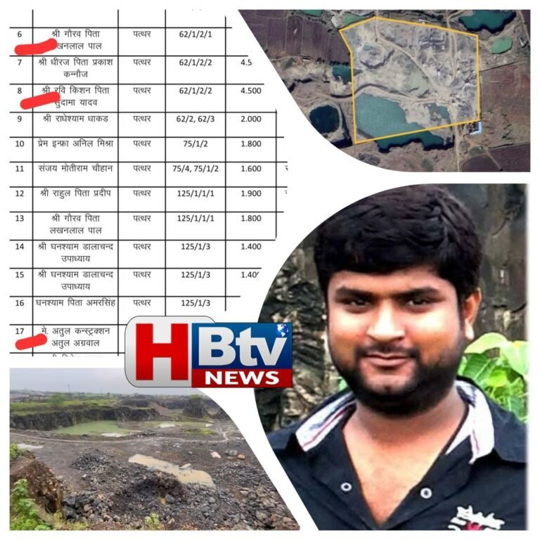 प्रभारी खनिज अधिकारी जयदीप नामदेव ने एक पंचर पकाने वाले को बना दिया खनिज माफिया, अब मिलकर लगा रहे सरकार को चूना