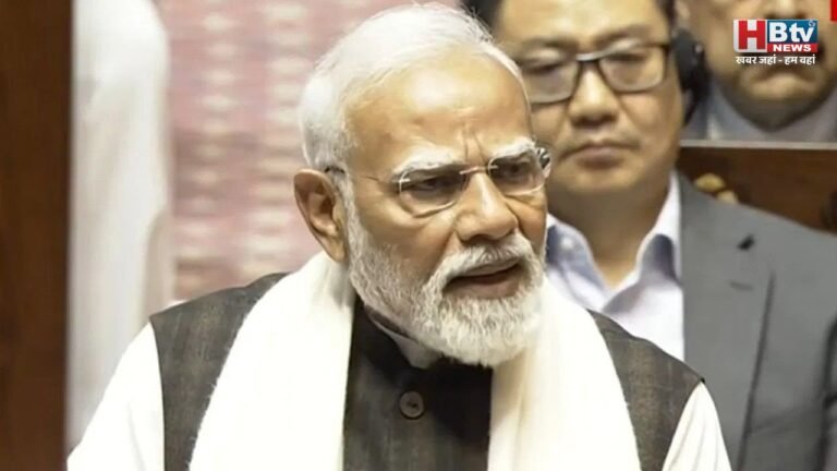 राज्यसभा में पीएम मोदी ने विपक्ष पर जमकर साधा निशाना, कहा-मोहब्बत की दुकान चलाने वाले मेरी कब्र खोदने की बात करते हैं