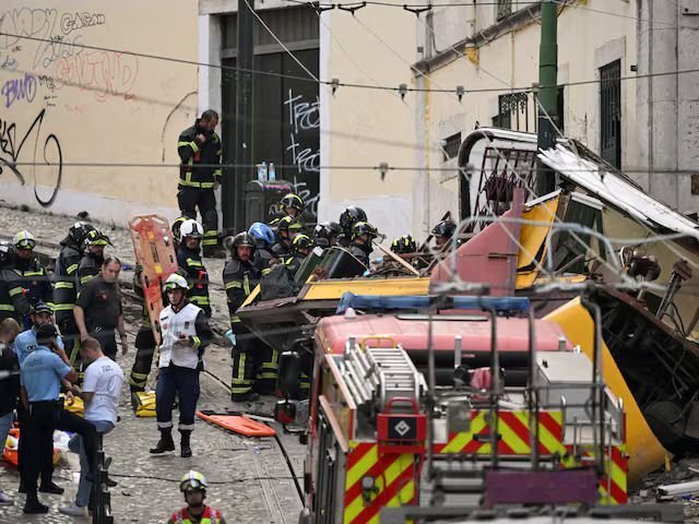 पुर्तगाल: लिस्बन में फ्युनिक्युलर ट्रेन हादसा, 15 की मौत, 18 घायल