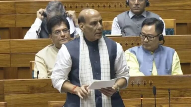 ऑपरेशन सिंदूर पर संसद में बोले रक्षा मंत्री राजनाथ सिंह-पाकिस्तान ने ही कहा था, अब रोक लीजिए महाराज