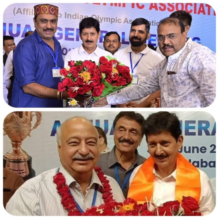 इंदौर विधानसभा दो के विधायक रमेश मेंदोला निर्विरोध बने मध्यप्रदेश ओलंपिक संघ के अध्यक्ष, जीतू जिराती फिर संभालेंगे कोषाध्यक्ष की जिम्मेदारी