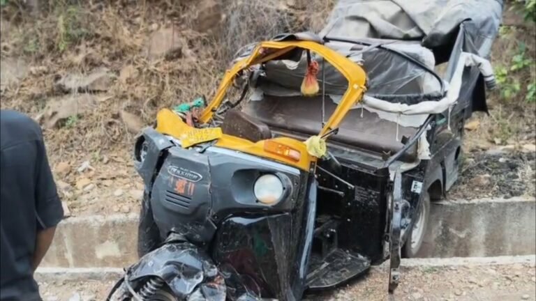 मध्यप्रदेश के रीवा में दर्दनाक सड़क हादसा, ऑटो पर पलटा सीमेंट की शीट से लदा ट्रक, सात लोगों की मौत, तीन घायल