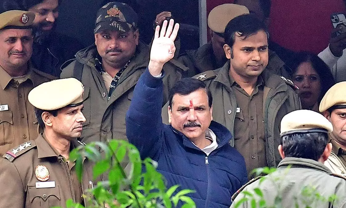 संजय सिंह ने ली राज्यसभा की शपथ 1 AAP नेता संजय सिंह ने दूसरी बार ली राज्यसभा सदस्य की शपथ,