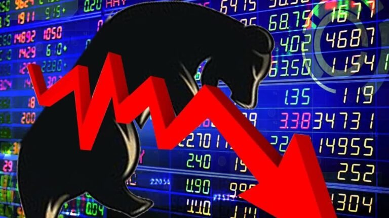 शेयर बाजार में बुधवार को भी भारी गिरावट, सेंसेक्स 600 अंक फिसला, निफ्टी 22,900 से लुढ़का