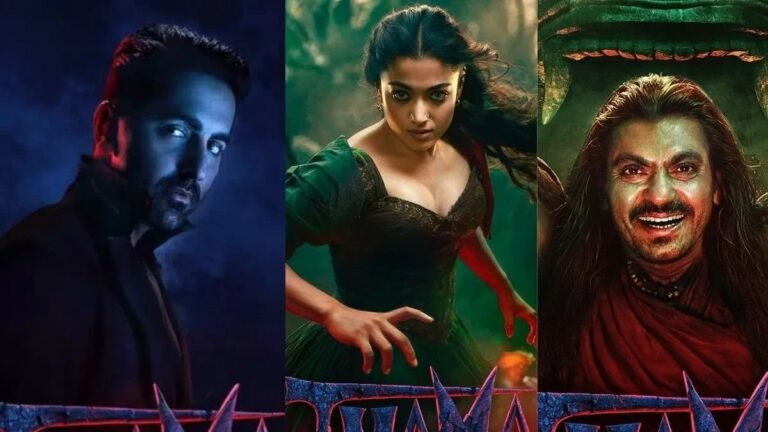 फिल्म थामा का फर्स्ट लुक आया सामने, आयुष्मान खुराना, रश्मिका मंदाना, नवाजुद्दीन सिद्दीकी और परेश रावल आए नजर