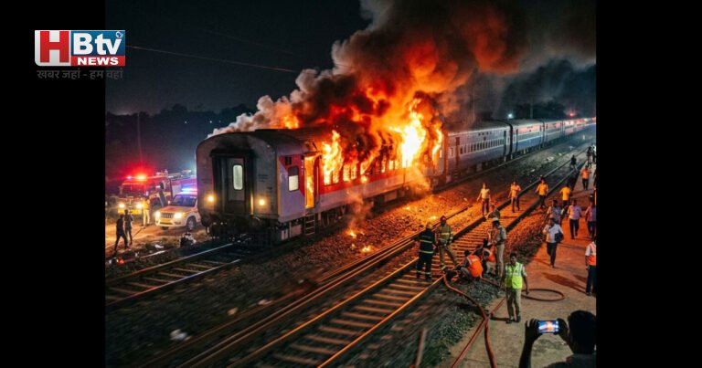 द बर्निंग ट्रेन: चारमीनार एक्सप्रेस के कोच में मचा हड़कंप, यात्रियों में दहशत
