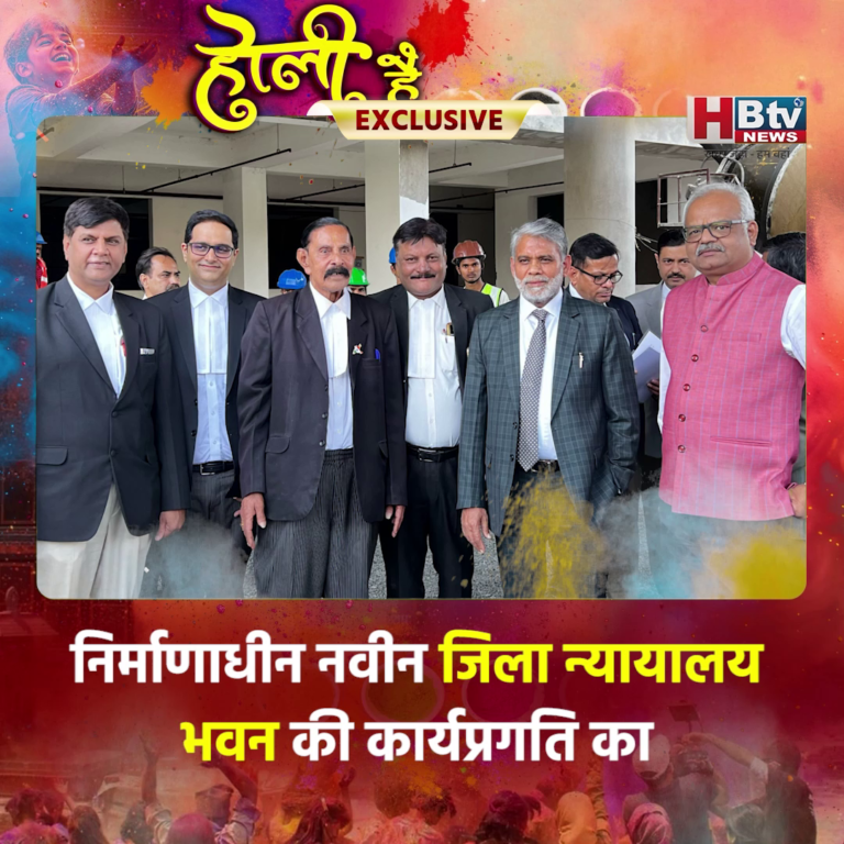 INDORE–निर्माणाधीन नवीन जिला न्यायालय भवन की कार्यप्रगति का मुख्य न्यायाधिपति सुरेश कुमार कैत ने किया निरीक्षण...