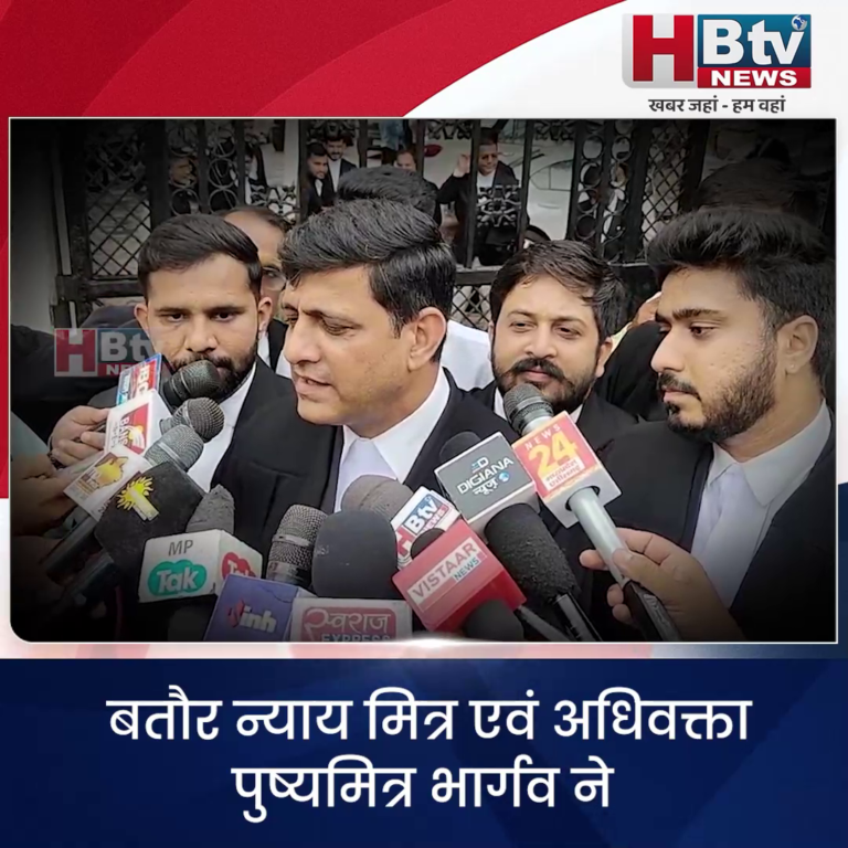 INDORE–बतौर न्याय मित्र एवं अधिवक्ता पुष्यमित्र भार्गव ने ट्रैफिक पर दिए हाई कोर्ट को सुझाव...