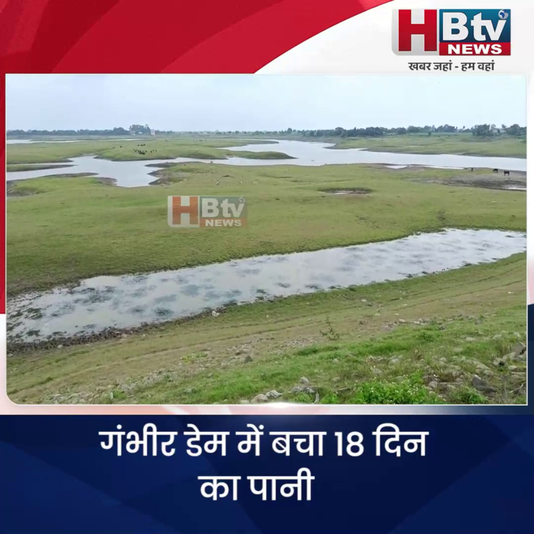 उज्जैन... गंभीर डेम में बचा 18 दिन का पानी
