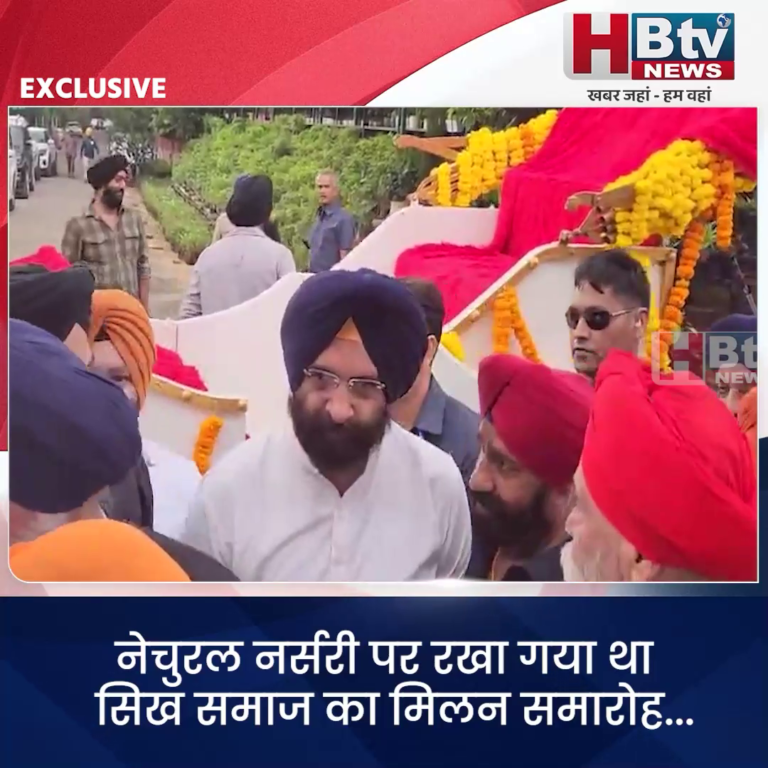 INDORE..दिल्ली सरकार के कैबिनेट मंत्री मनजिंदर सिंह सिरसा का सिख समाज ने किया सम्मान....