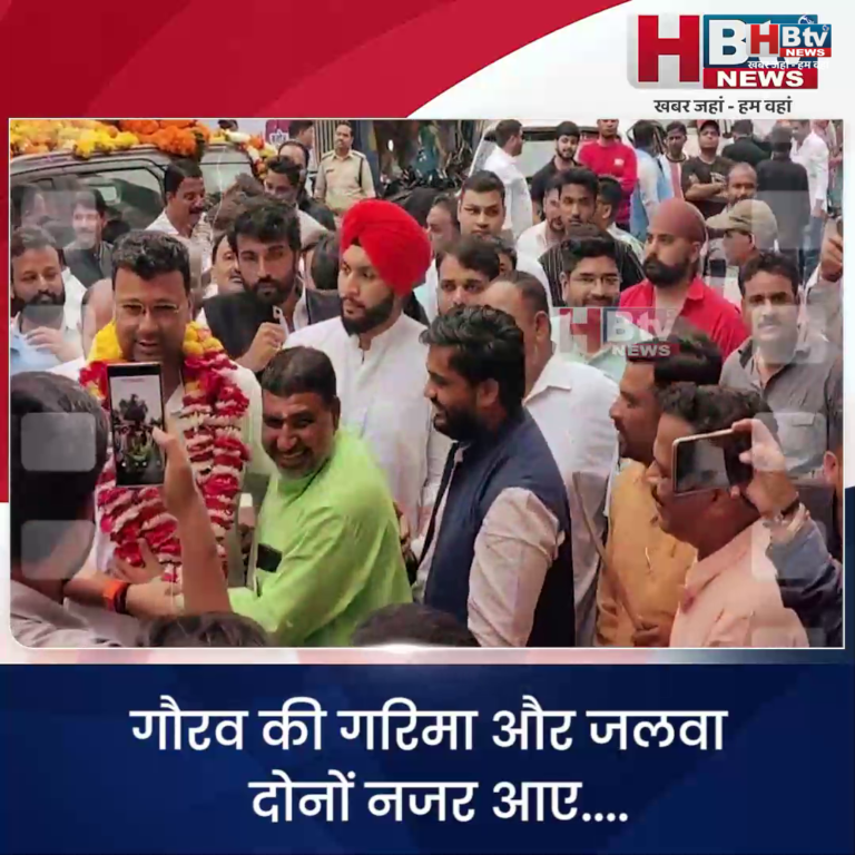 INDORE–बीजेपी कार्यालय पर पदाधिकारी स्वागत सम्मान में दिखी गौरव की पकड़ और समर्थन ......
