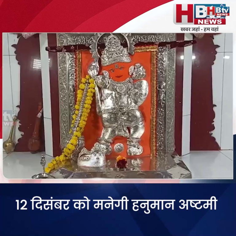 उज्जैन...12 दिसंबर को मनेगी हनुमान अष्टमी