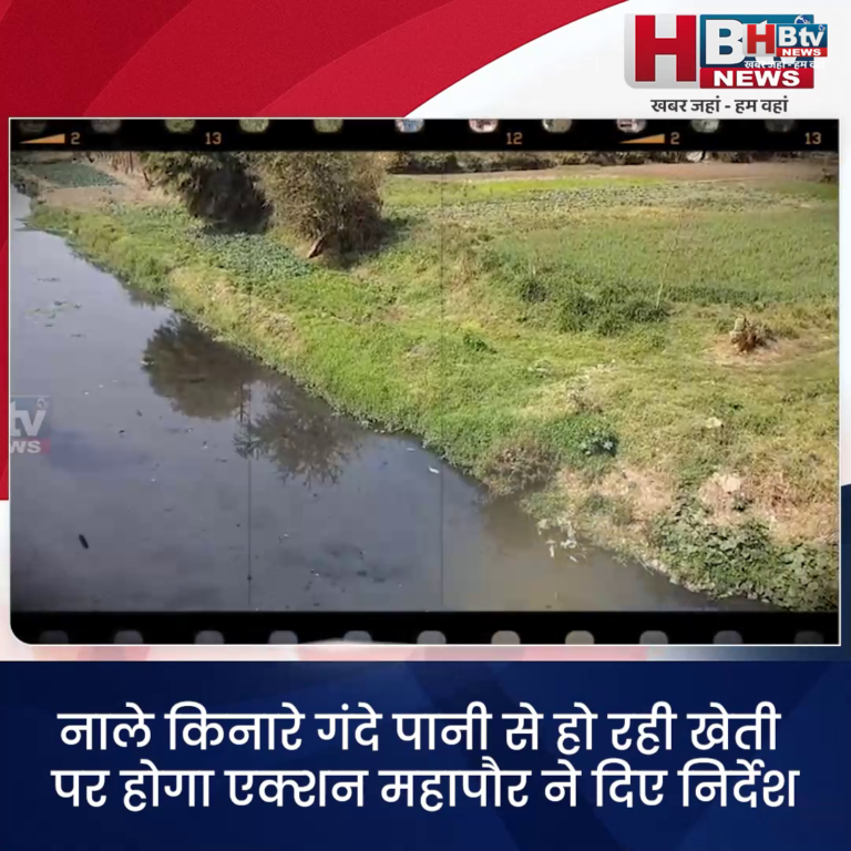 INDORE·नाले किनारे गंदे पानी से हो रही खेती पर होगा एक्शन –महापौर..