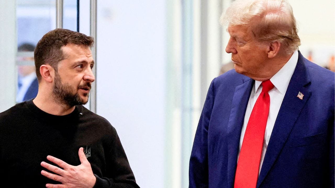 मीटिंग से पहले ट्रंप का जेलेंस्की को संदेश..कहा- यूक्रेन नाटो में शामिल  नहीं हो सकता, बताई वजह | No going into nato trumps message for zelensky on  ending war with russia मीटिंग