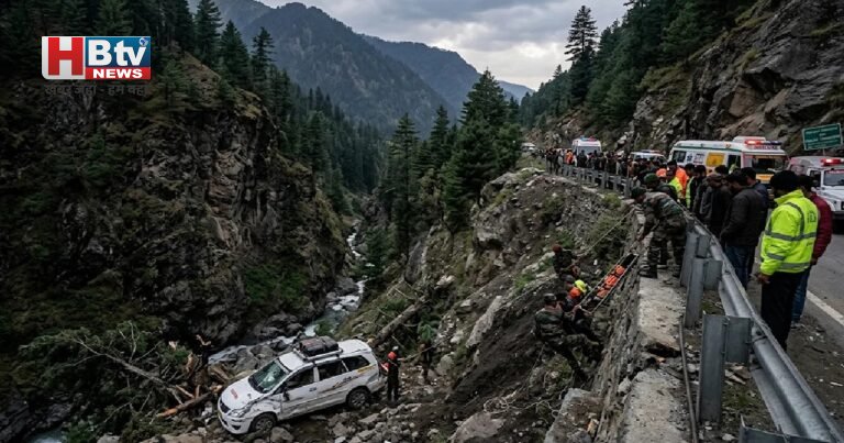 पहलगाम की खाई बनी काल: गुजरात से घूमने आए दम्पत्ति की दर्दनाक मौत, चालक गंभीर घायल