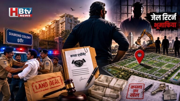 जेल रिटर्न भूमाफिया ने जमाया डायमंड कॉलोनी की जमीन का खेल, पुलिस से हुई झड़प के बाद आला अधिकारियों को पता चली पूरी कहानी