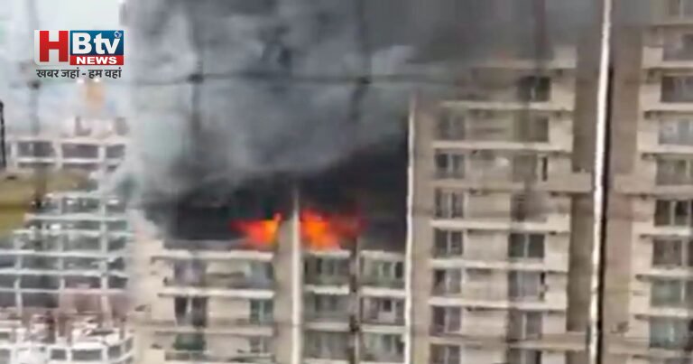 Noida Fire Breaking: IVY County और शर्मा मार्केट में एक ही दिन दो बड़ी आग की घटनाएं
