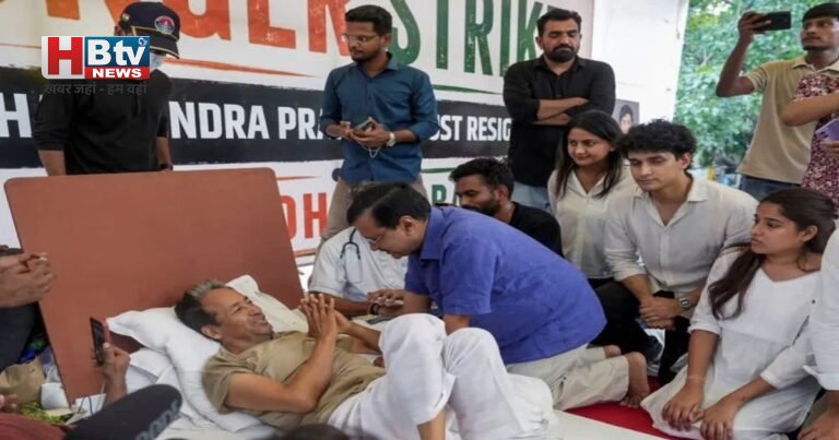 Jantar Mantar : सोनम वांगचुक से मिले अरविंद केजरीवाल, कहा-बात नहीं सुनी तो सरकार नहीं बचेगी